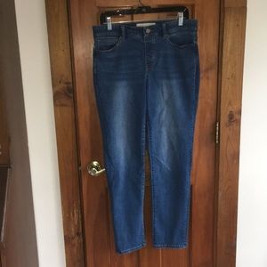Soft Surroundings jeans straight leg M blue